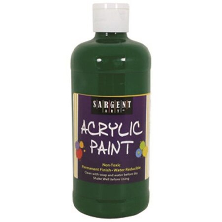 Sargent Art 16Oz Acrylic Paint - Green SAR242466
